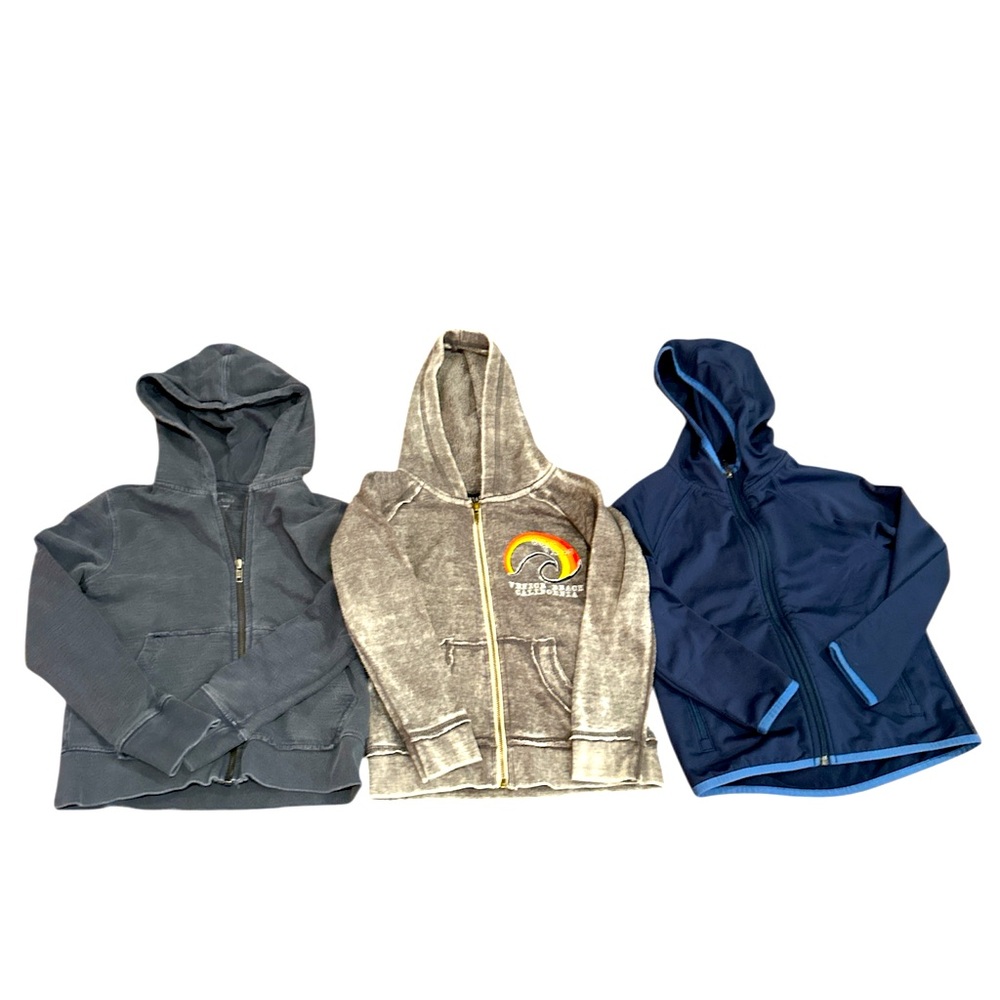 Boys Name Brand Hoodie Bundle Size 5/6 Hanna Andersson, Crewcuts